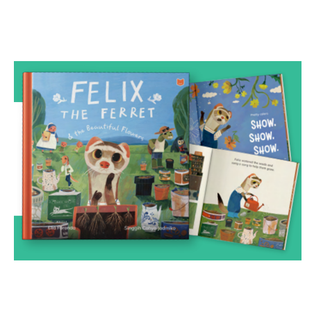 Felix the Ferret and the Beautiful Flowers Book