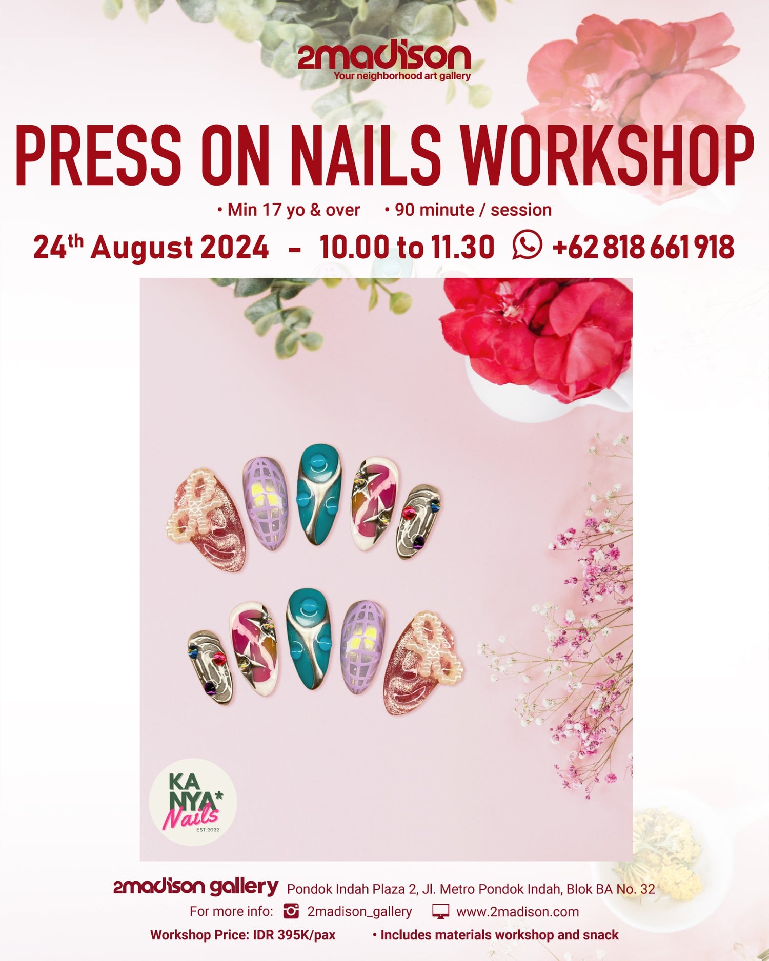 Press On Nails Workshop With Kanya Nails