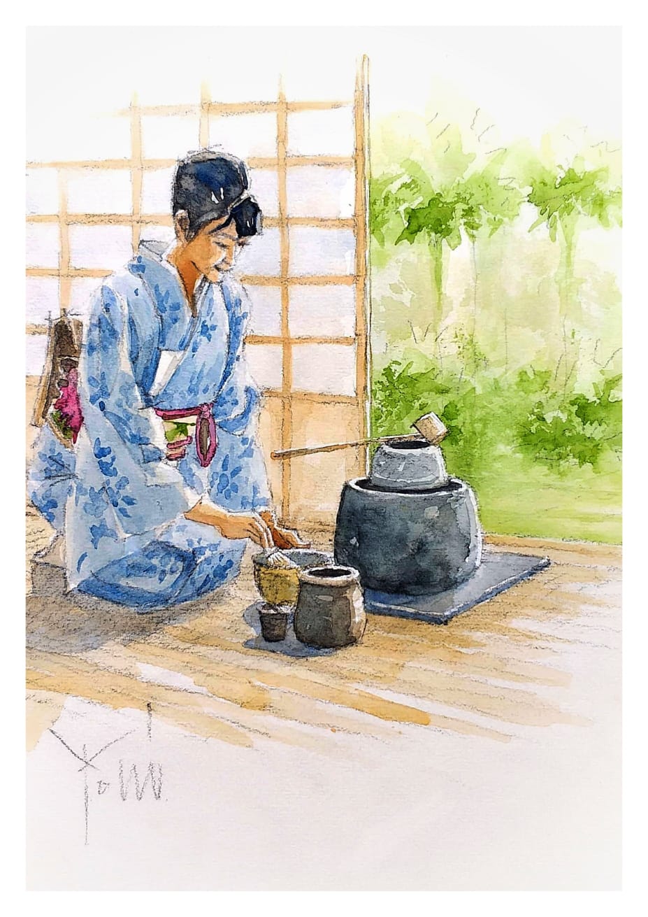 Tea Culture Greeting Card